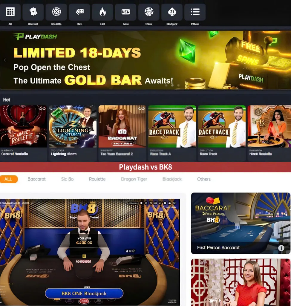 PLAYDASH vs BK8